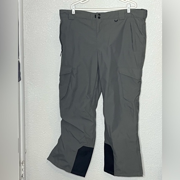 Slalom Nylon Gray Snowboarding Pants Sz XXL - Picture 1 of 9